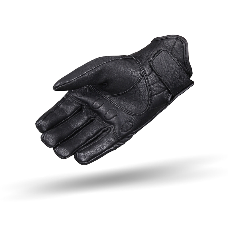 Street Racer Striker Motorradhandschuhe Schwarz Perforiert