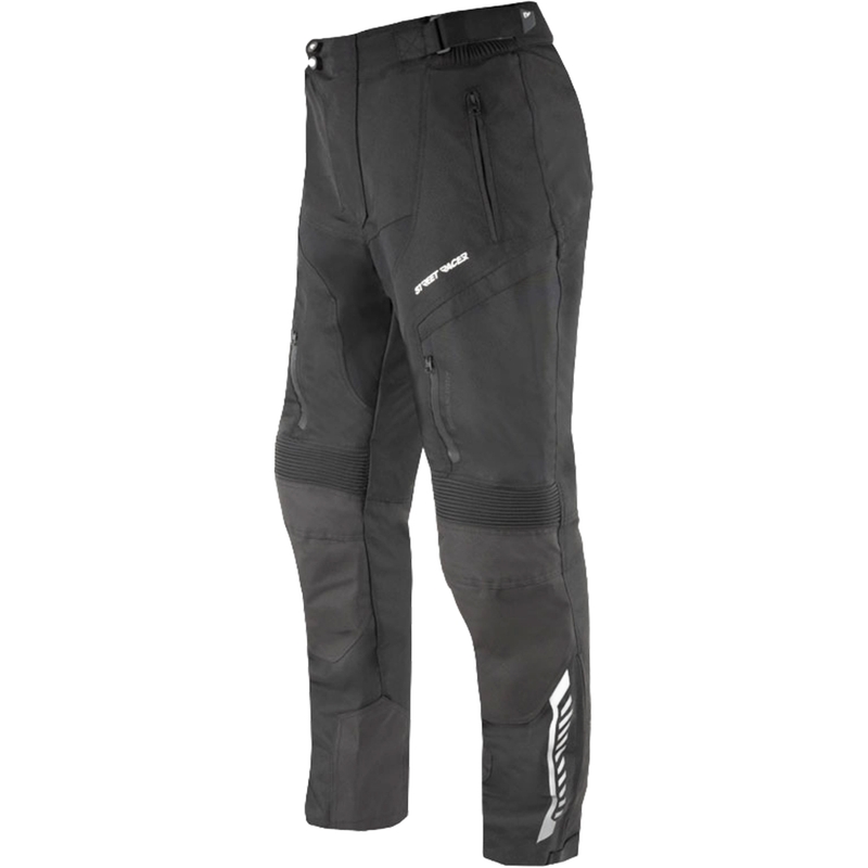 Street Racer Vix verlängerte Motorradhose schwarz