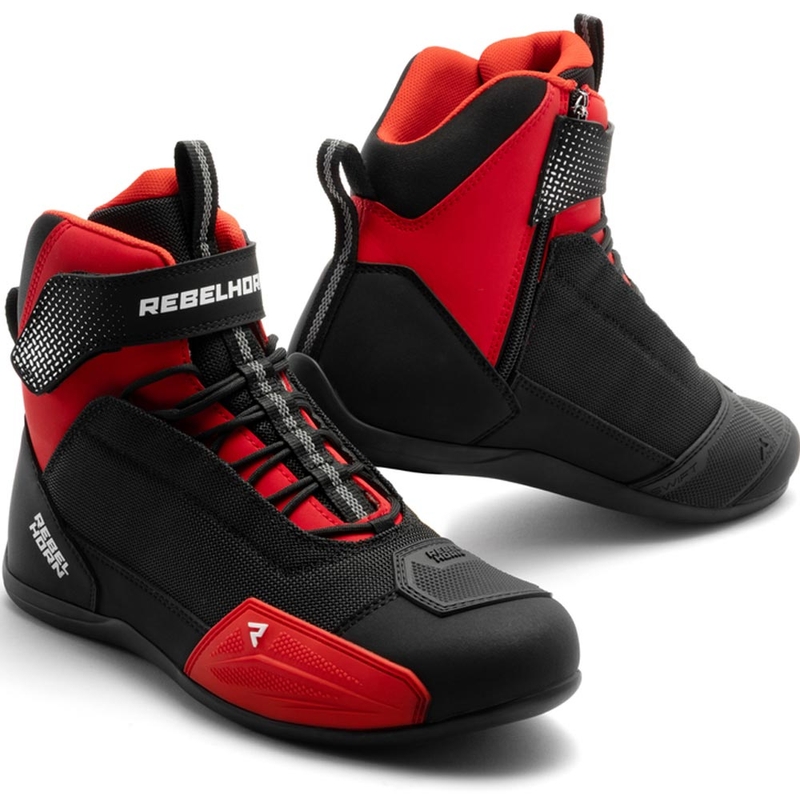 Rebelhorn Swift Motorradstiefel schwarz-rot