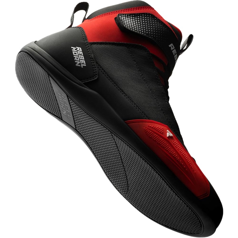 Rebelhorn Swift Motorradstiefel schwarz-rot