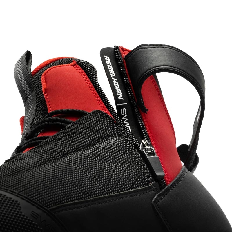 Rebelhorn Swift Motorradstiefel schwarz-rot