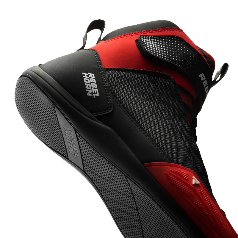 Rebelhorn Swift Motorradstiefel schwarz-rot