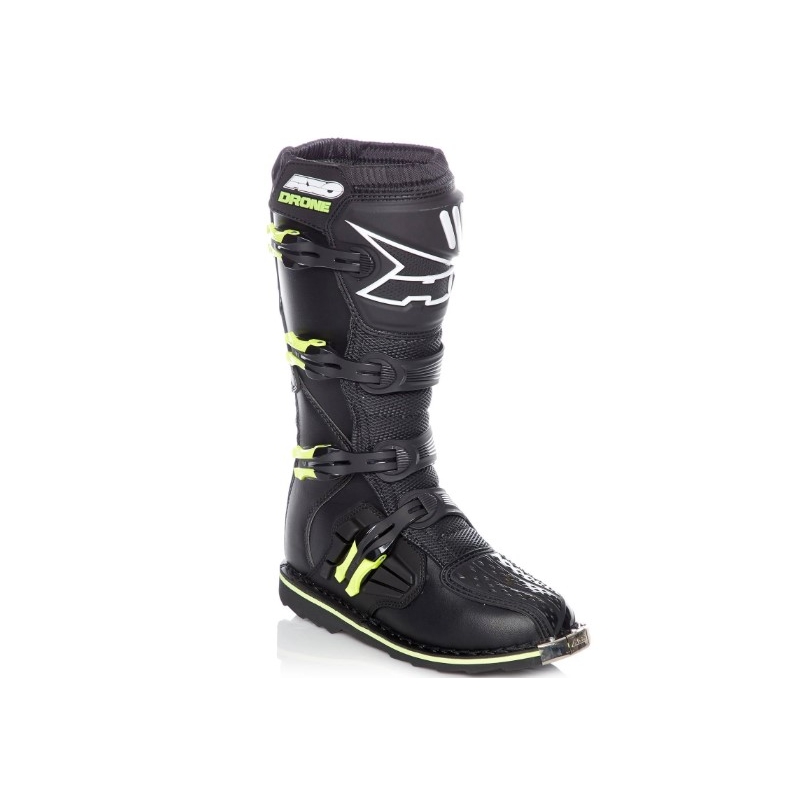 Moto Schuhe AXO Drone Enduro schwarz-fluo gelb Ausverkauf