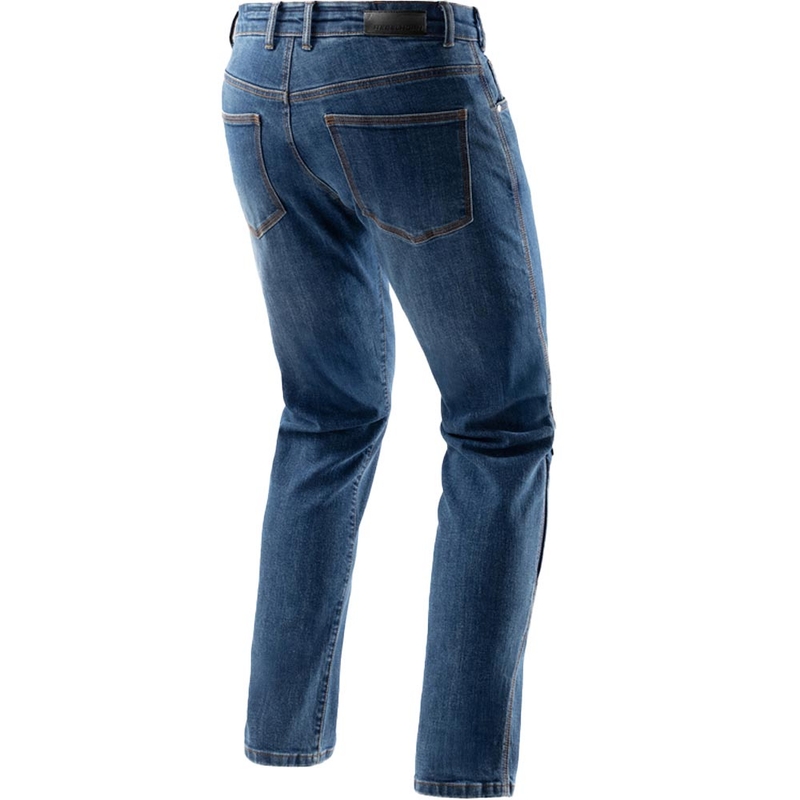 Rebelhorn Classic Monolayer Biker Jeans, gewaschenes Blau
