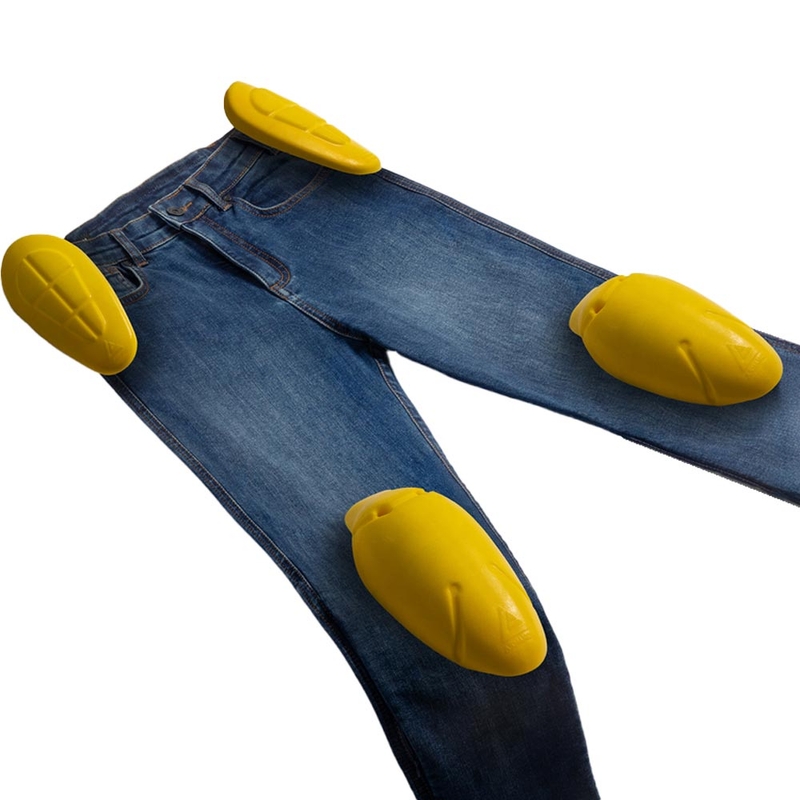 Rebelhorn Classic Monolayer Biker Jeans, gewaschenes Blau