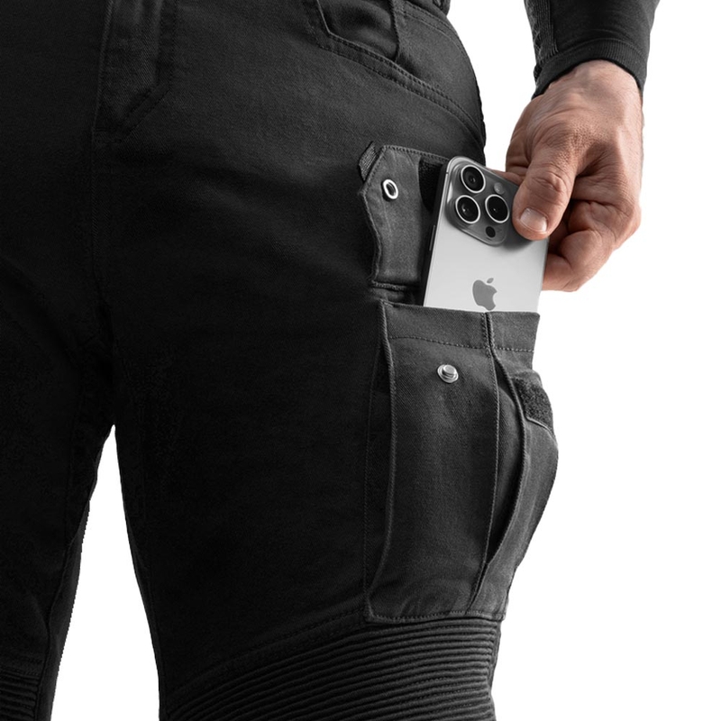 Rebelhorn Faster Motorradjeans schwarz