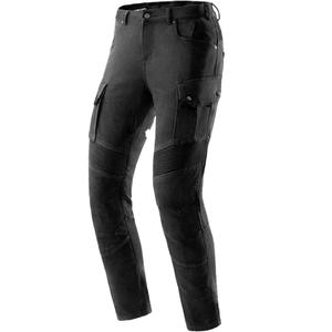 Rebelhorn Faster Cropped Motorcycle Jeans schwarz