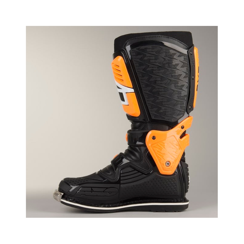 Motorradstiefel AXO A2 schwarz-fluo orange Ausverkauf