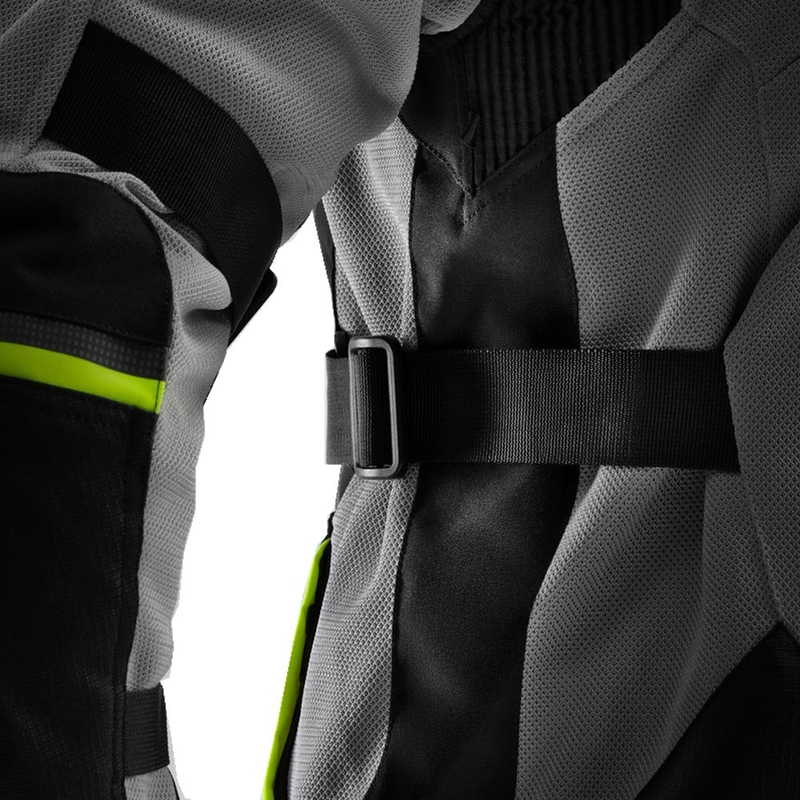 Rebelhorn Scandal 3 Motorradjacke schwarz-grau-fluoreszierend gelb