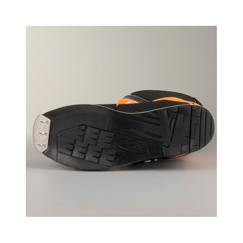 Motorradstiefel AXO A2 schwarz-fluo orange Ausverkauf