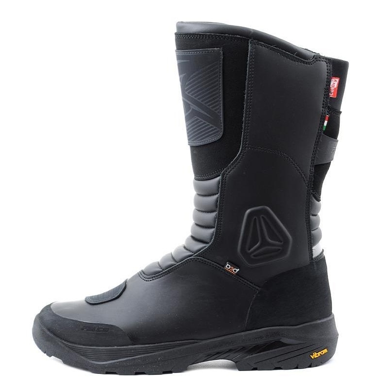 Falco Tourance Schwarz-Grau-Rot Motorradstiefel