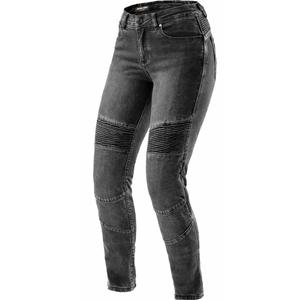 Rebelhorn Agness 2 Mono, gewaschene Damen-Motorradjeans, schwarz
