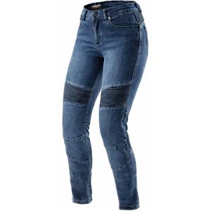 Rebelhorn Agness 2 Mono Damen-Motorradjeans, gewaschenes Blau