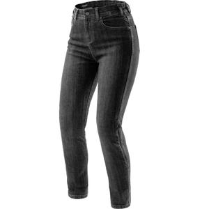 Rebelhorn Classic Monolayer Damen-Motorradjeans, gewaschenes Schwarz