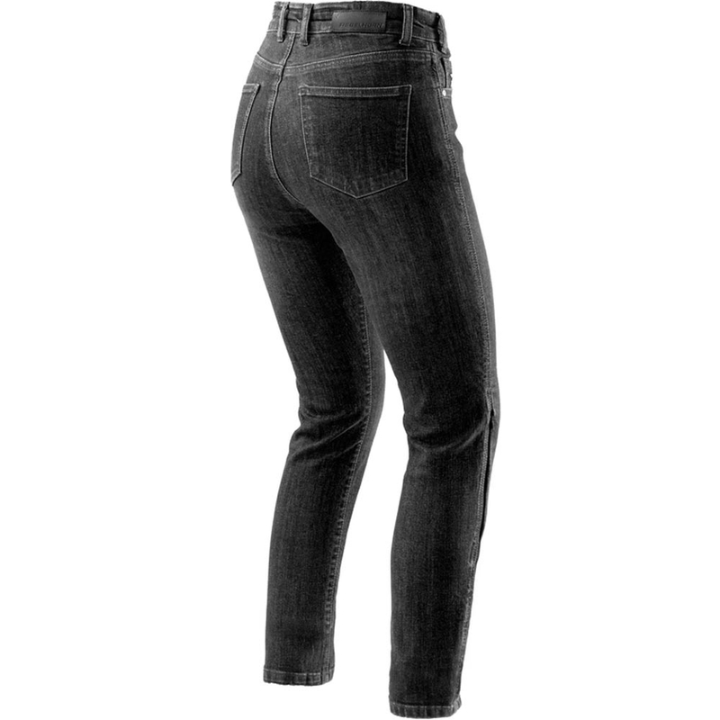 Rebelhorn Classic Monolayer Damen-Motorradjeans, gewaschenes Schwarz