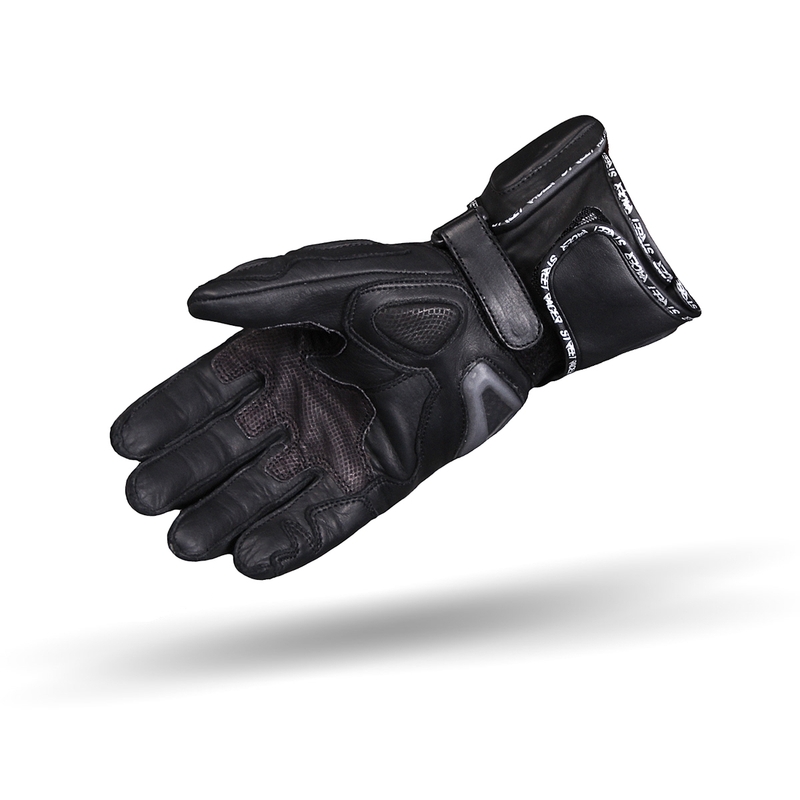 Street Racer Virus Motorradhandschuhe Schwarz