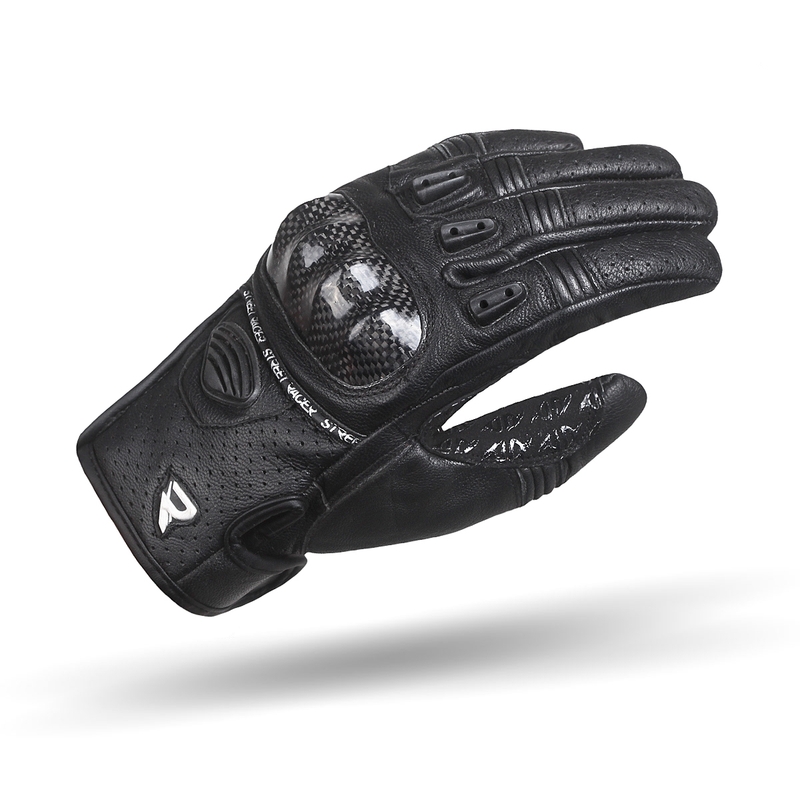 Street Racer Falcon Schwarz Motorradhandschuhe Ausverkauf