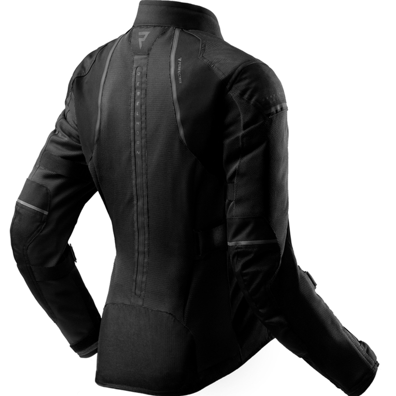 Damen-Motorradjacke Rebelhorn Scandal 3 schwarz