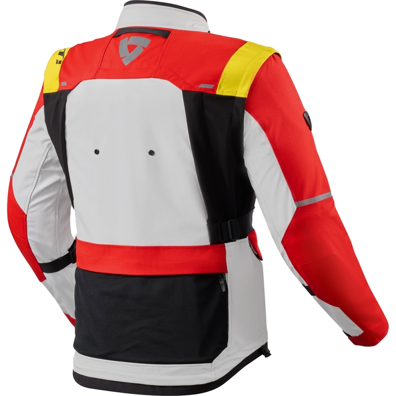 Revit Offtrack 3 H2O Motorradjacke rot-weiß