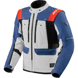 Revit Offtrack 3 H2O Motorradjacke blau-silber