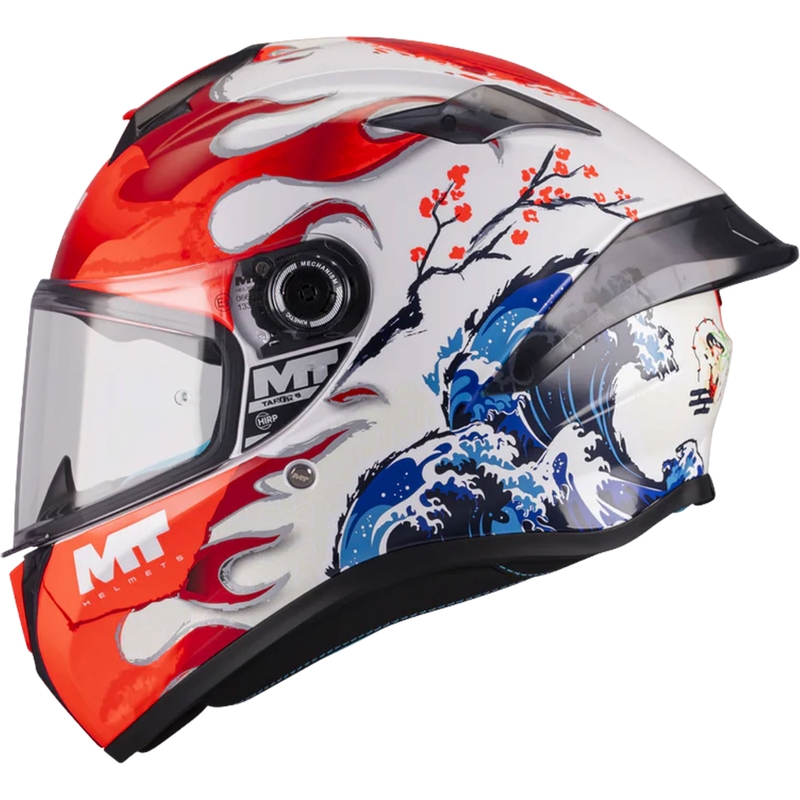 Integralhelm MT Targo S Yamanaka A5 weiß-rot-blau