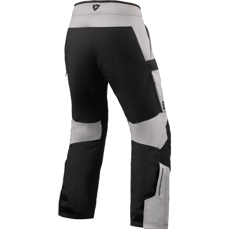 Revit Offtrack 3 H2O Kurze Motorradhose Silber-Schwarz