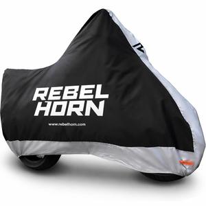 Rebelhorn Shelter Motorradabdeckung schwarz-silber