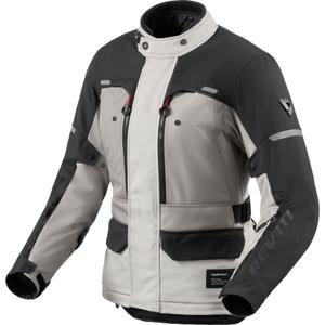 Revit Outback 5 H2O Damen-Motorradjacke silber-schwarz