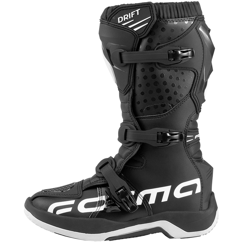Forma Drift Kinder-Motorradstiefel schwarz