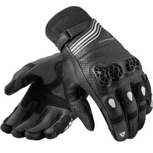 Revit Positron Motorradhandschuhe schwarz-weiß