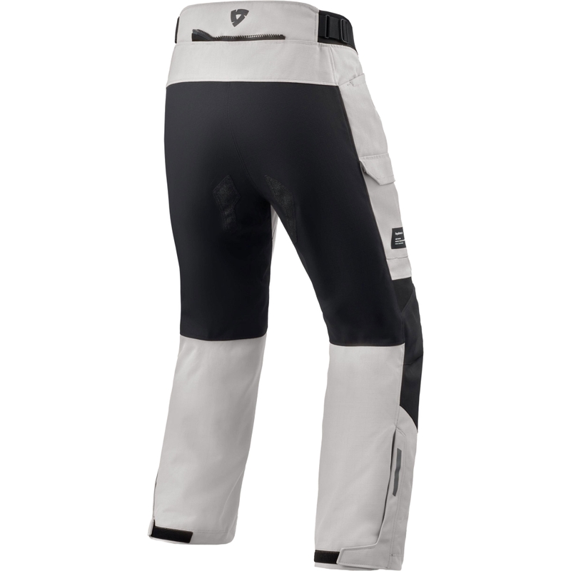 Revit Convergent H2O Kurze Motorradhose Silber-Schwarz