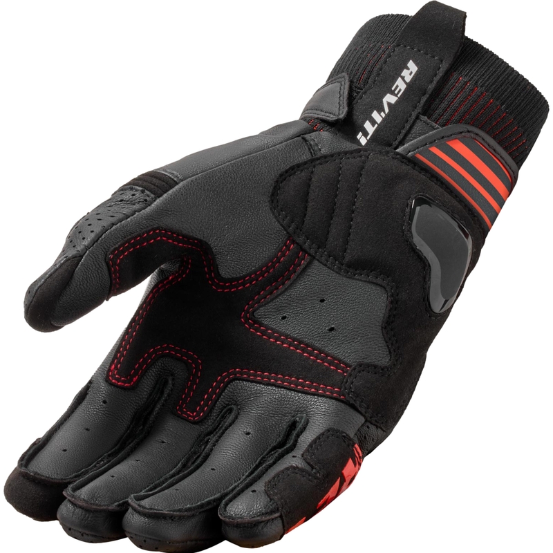 Revit Positron Motorradhandschuhe schwarz-rot