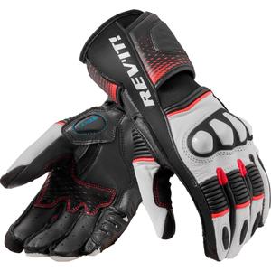 Damen-Motorradhandschuhe Revit Xena 4 weiß-fluoreszierend rot