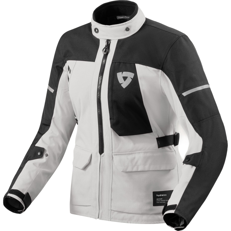 Revit Convergent H2O Damen-Motorradjacke silber-schwarz