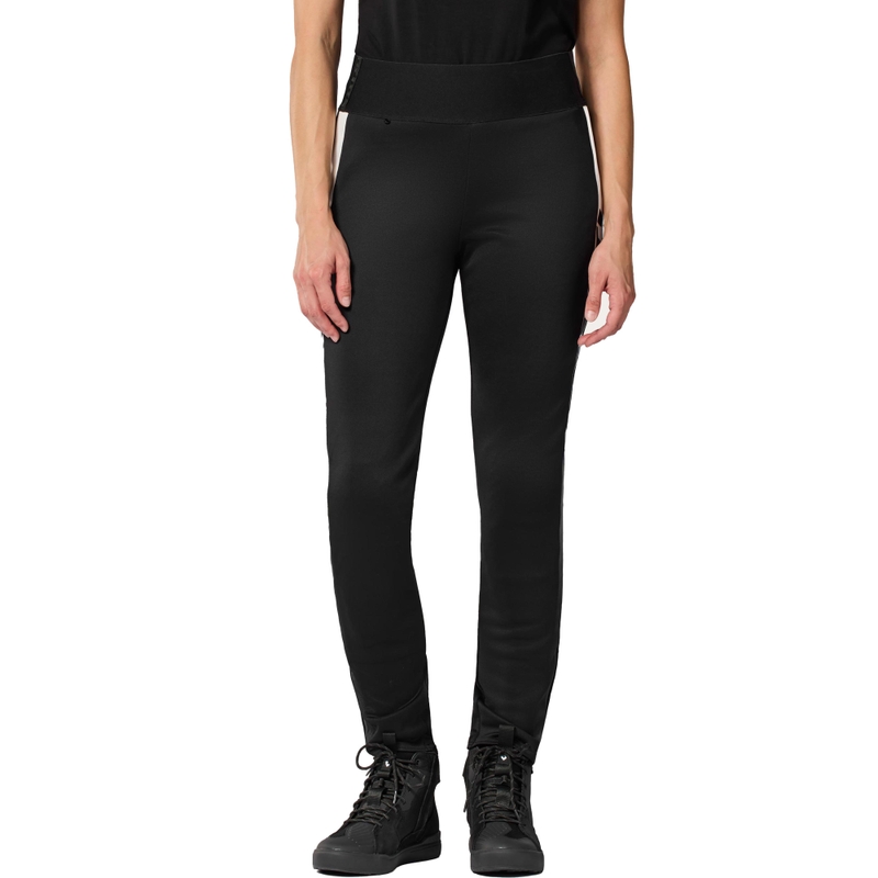 Revit Talia Damen-Motorradleggings mit verlängerter Länge, schwarz-weiß