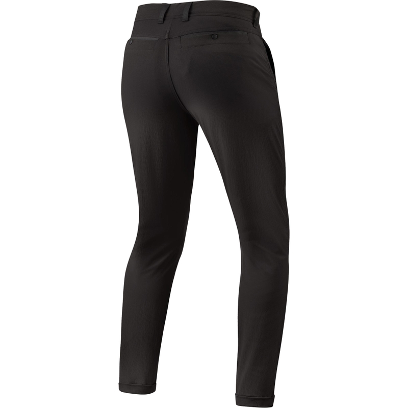Revit Chino Terry Skinny Motorradhose Schwarz