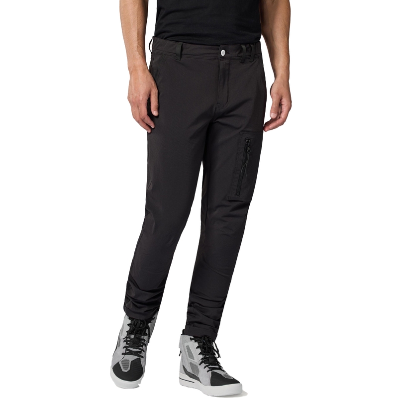 Revit Chino Terry Skinny Classic Motorradhose Schwarz