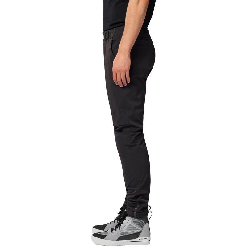 Revit Chino Terry Skinny Classic Motorradhose Schwarz