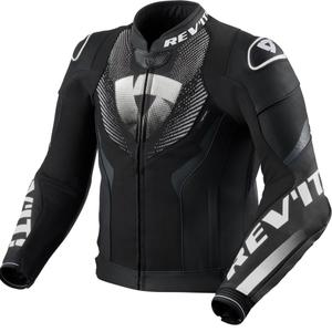 Revit Hyperspeed 3 Air Leder-Motorradjacke schwarz-weiß