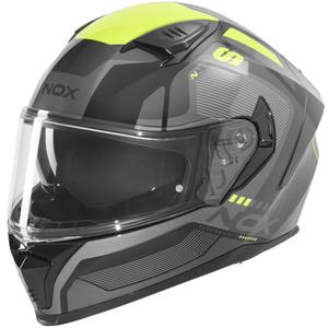 Integralhelm NOX N402 Mentor schwarz-fluoreszierend gelb