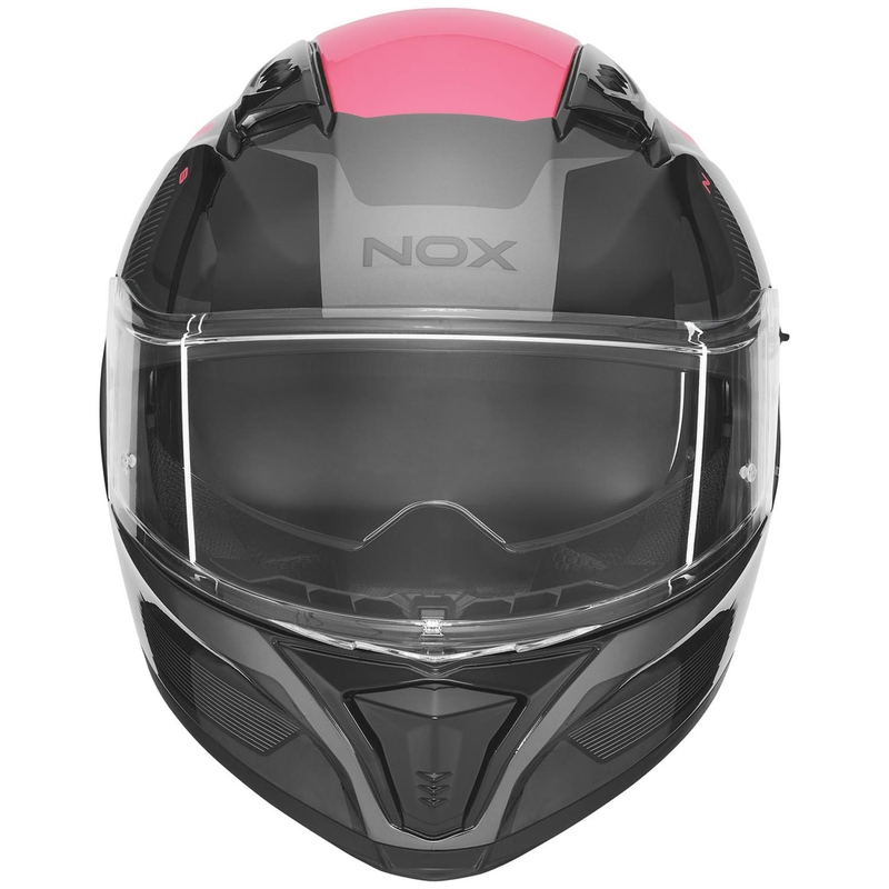 Integralhelm NOX N402 Mentor schwarz-pink