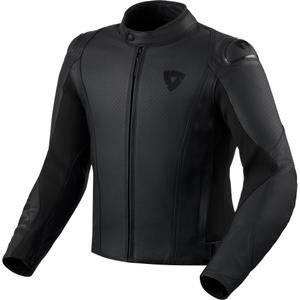 Revit Quadratic Motorrad-Lederjacke Schwarz