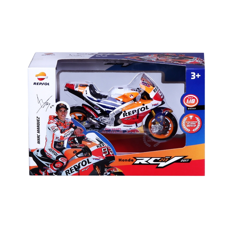 Modell des Maisto Honda Repsol RC213V Motorrads