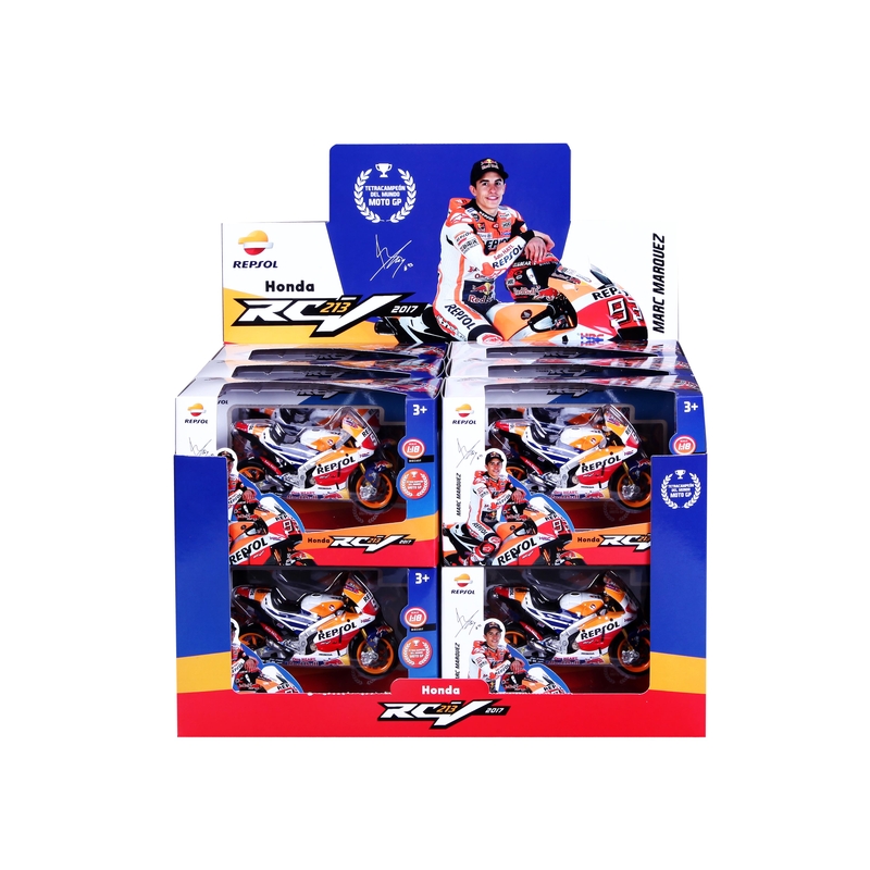 Modell des Maisto Honda Repsol RC213V Motorrads
