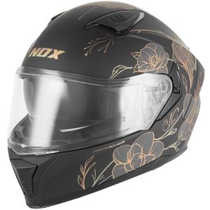 Integralhelm NOX N402 Spring, matt schwarz-gold
