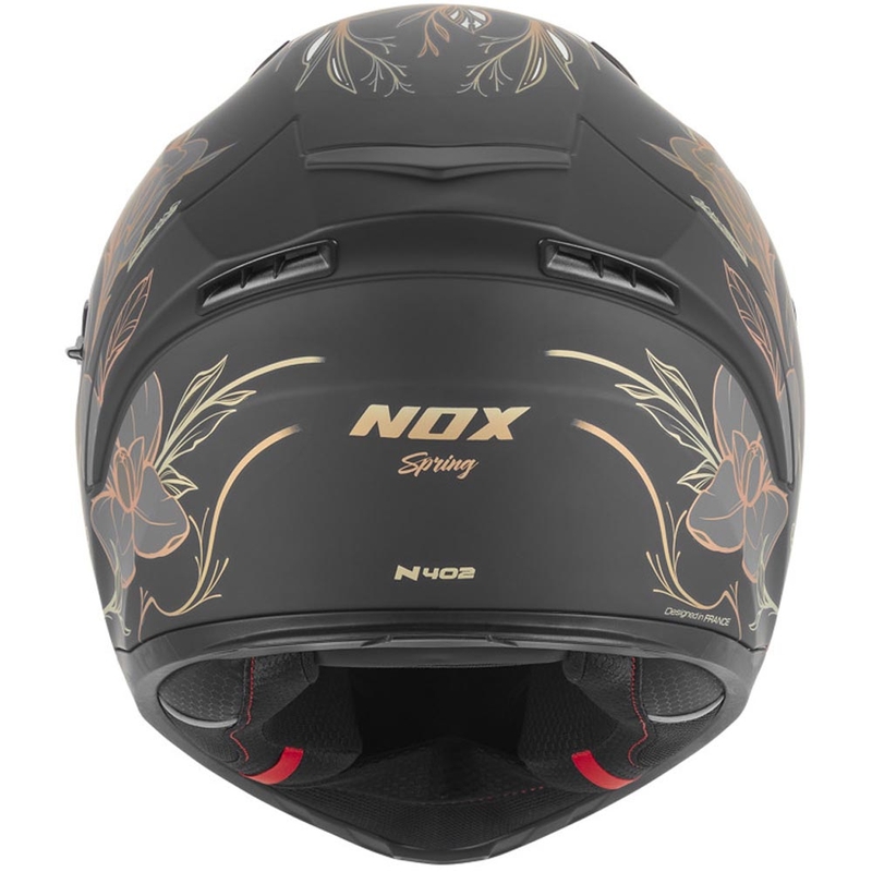 Integralhelm NOX N402 Spring, matt schwarz-gold