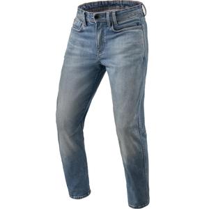 Revit Detroit 3 Tapered Motorcycle Jeans Mid Blue Vintage