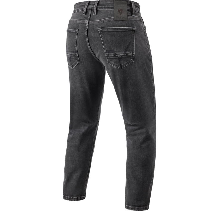 Revit Detroit 3 Tapered Motorcycle Jeans Dunkelschwarz