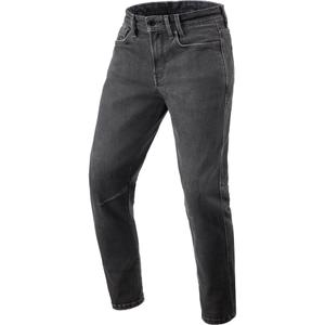 Revit Detroit 3 Tapered Motorcycle Cropped Jeans Dunkelschwarz