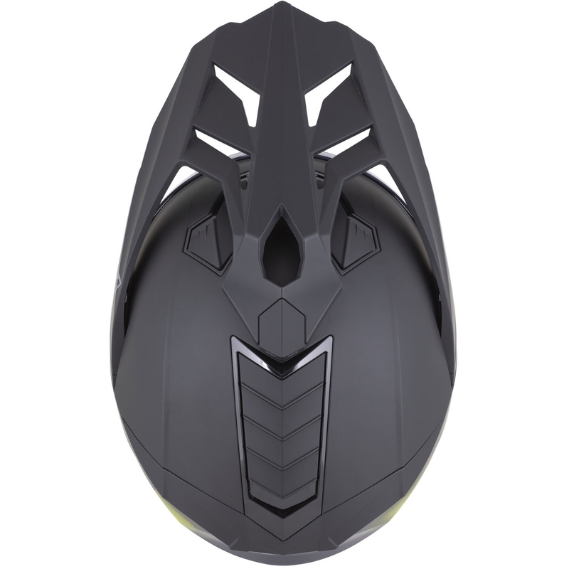 Enduro-Motorradhelm ZED XD1, matt schwarz-fluoreszierend gelb